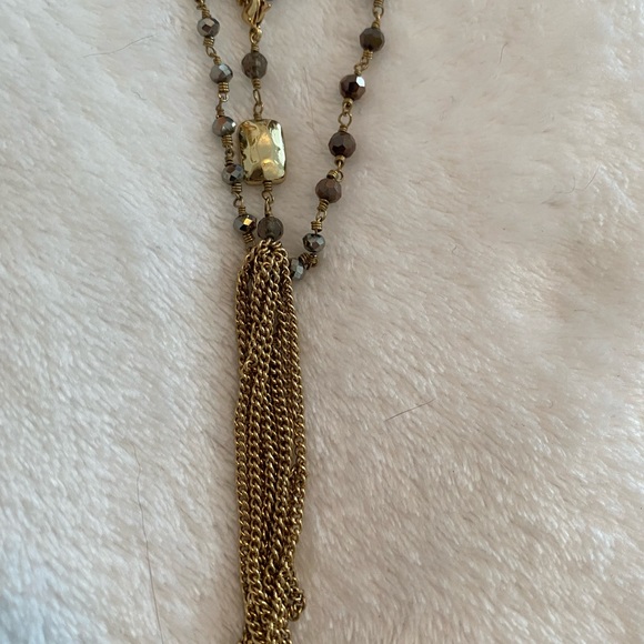 Stella and Dot double strand necklace - Picture 2 of 2